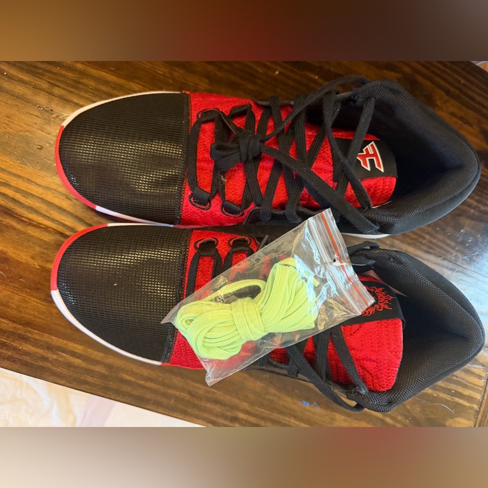 Nike Red and Black Men's Shoes